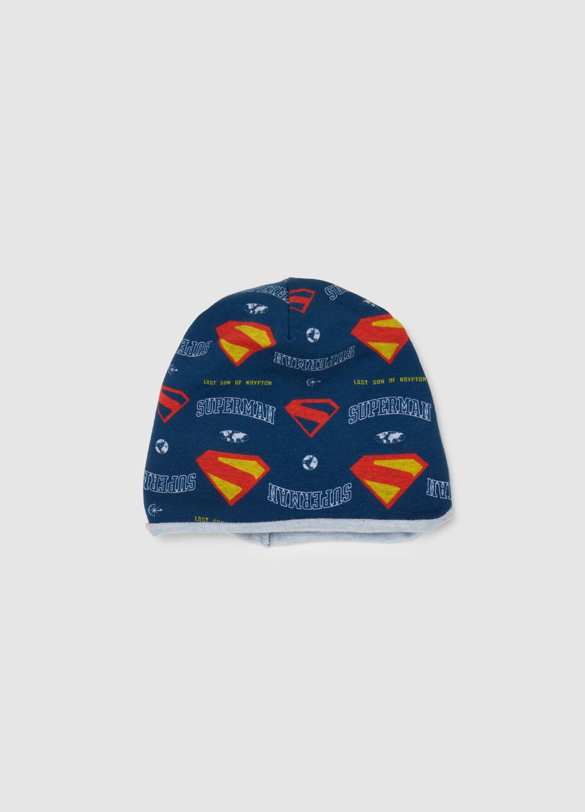 Grey stretch cotton child's hat