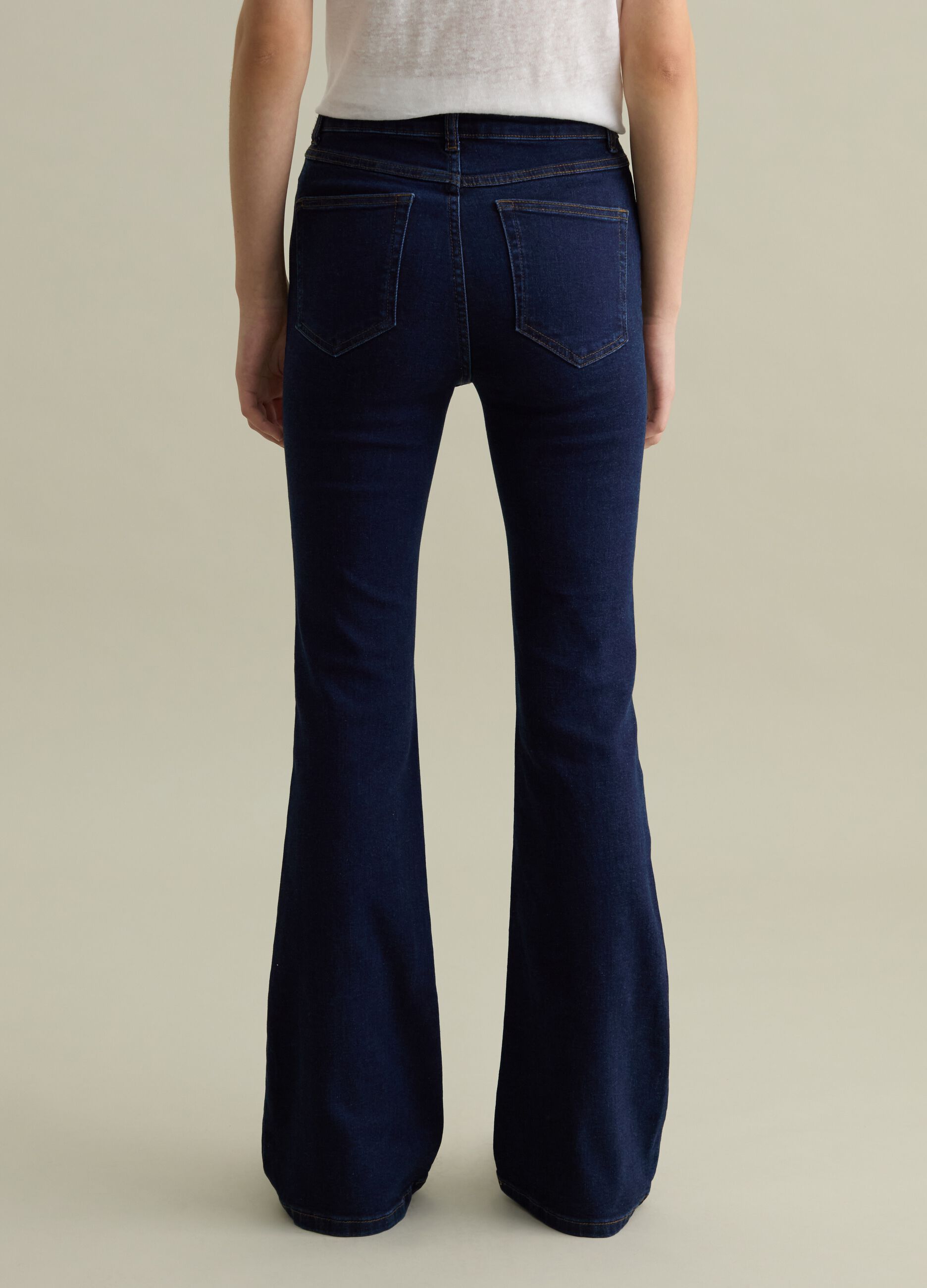 Jeans flare fit cinque tasche