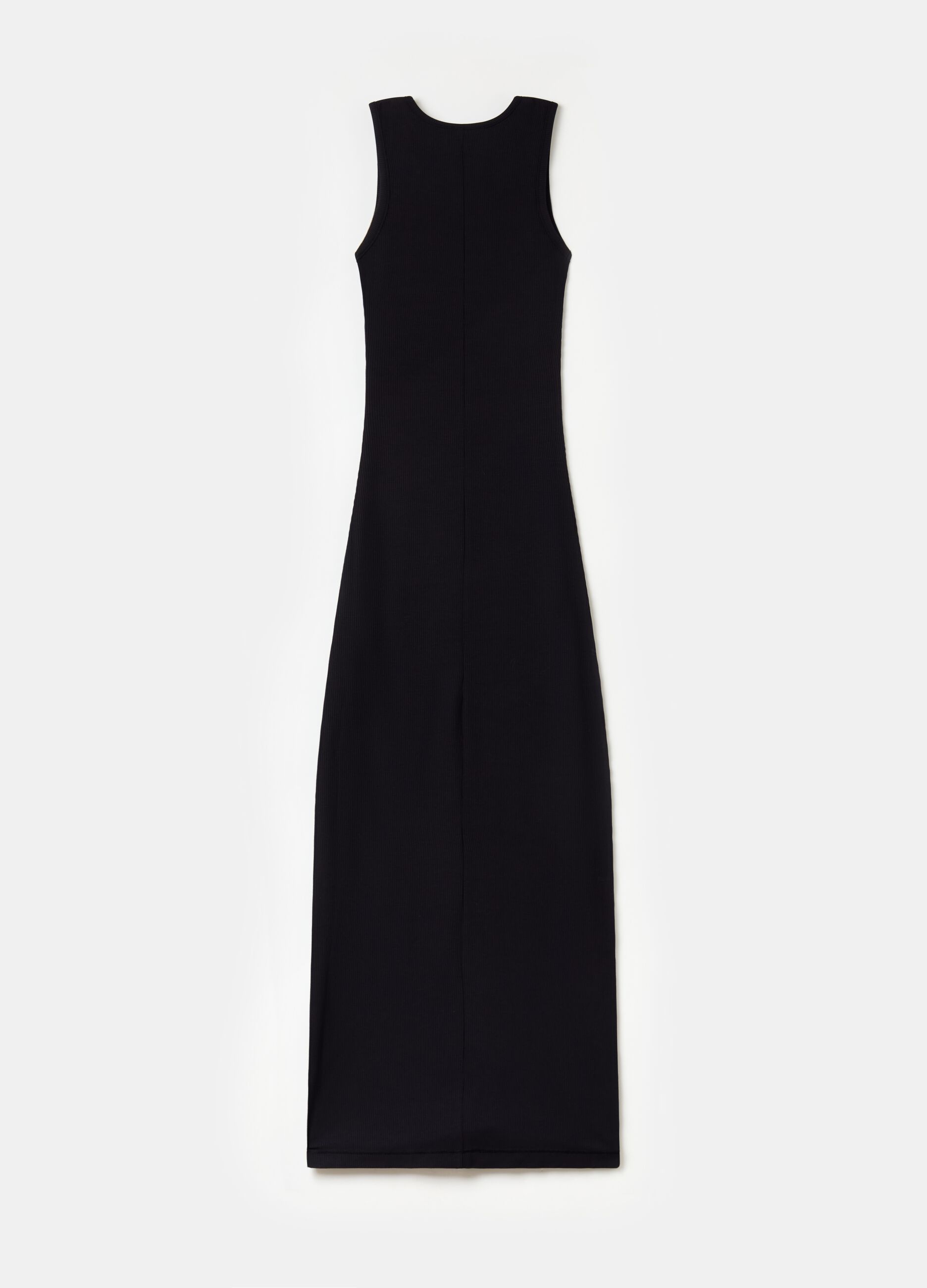 Long Shape Dress Black