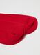 Red midi cotton blend socks_1
