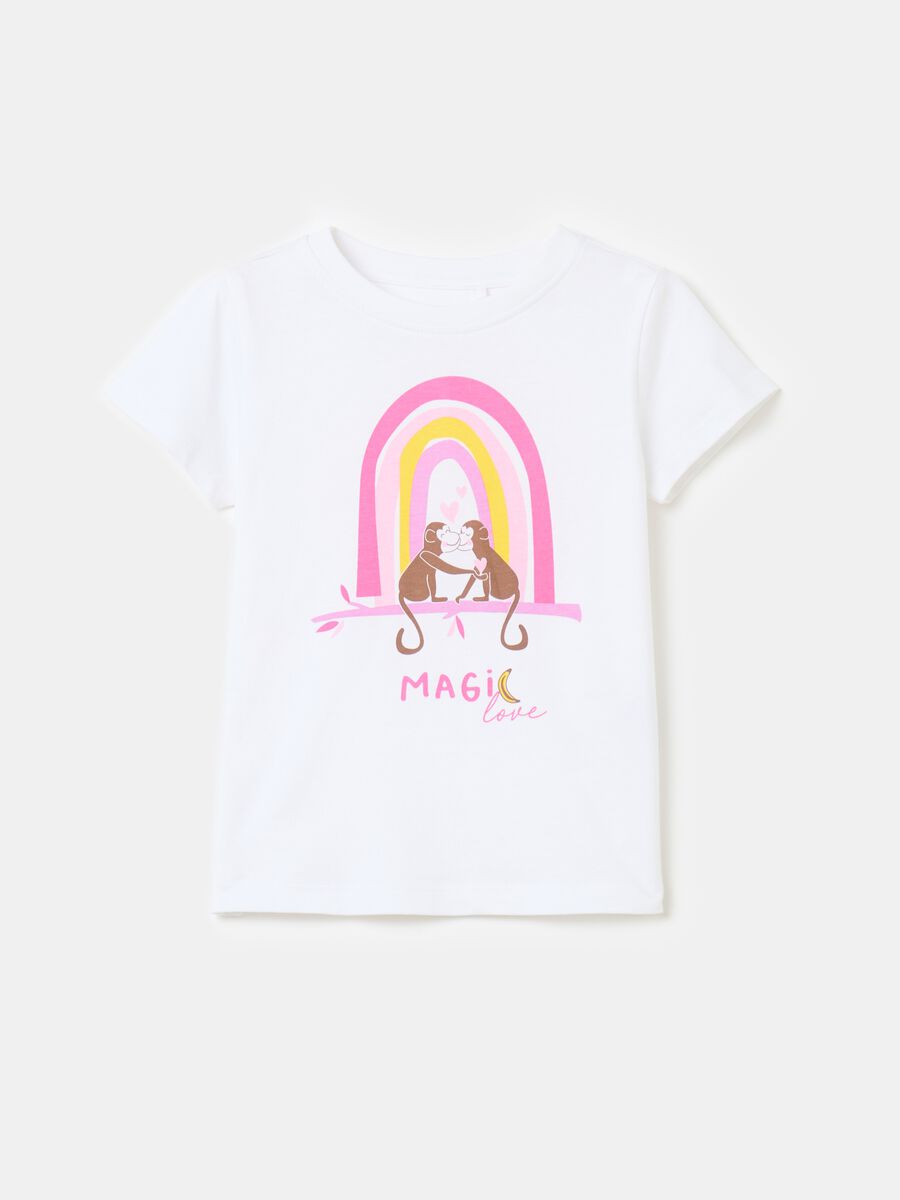 Printed cotton T-shirt_0
