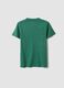 Boys&rsquo; green pure cotton regular-fit T-shirt_1