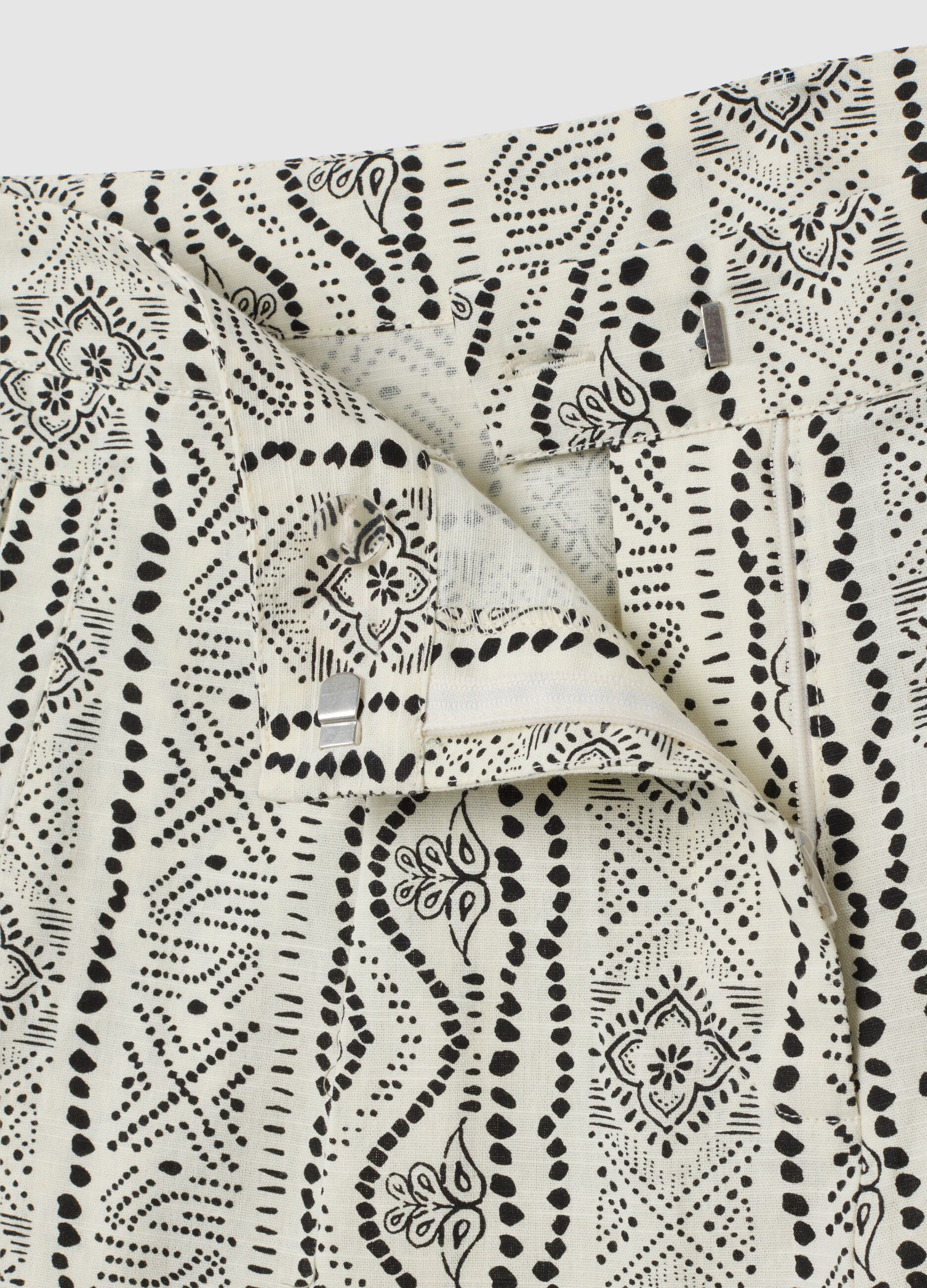 Women's Pure Cotton Multicolor Regular Fit Shorts
