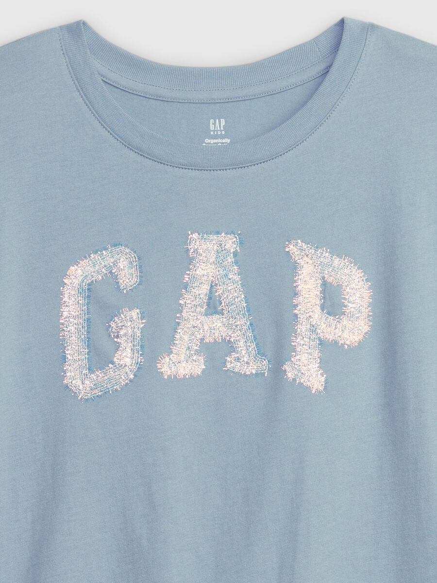 T-shirt in cotone con logo_3
