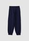 Blue organic cotton joggers_1