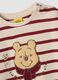 Beige striped organic cotton T-shirt with Winnie the Pooh print_2