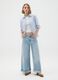 Multicolour cotton blend slim fit shirt_0