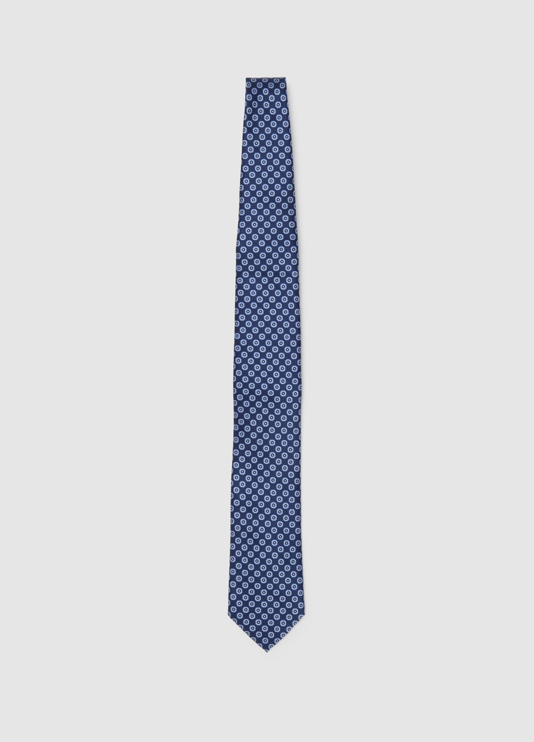Men's multicolour tie with pattern