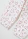 Pyjamas in organic cotton with hedgehog and hearts print_3