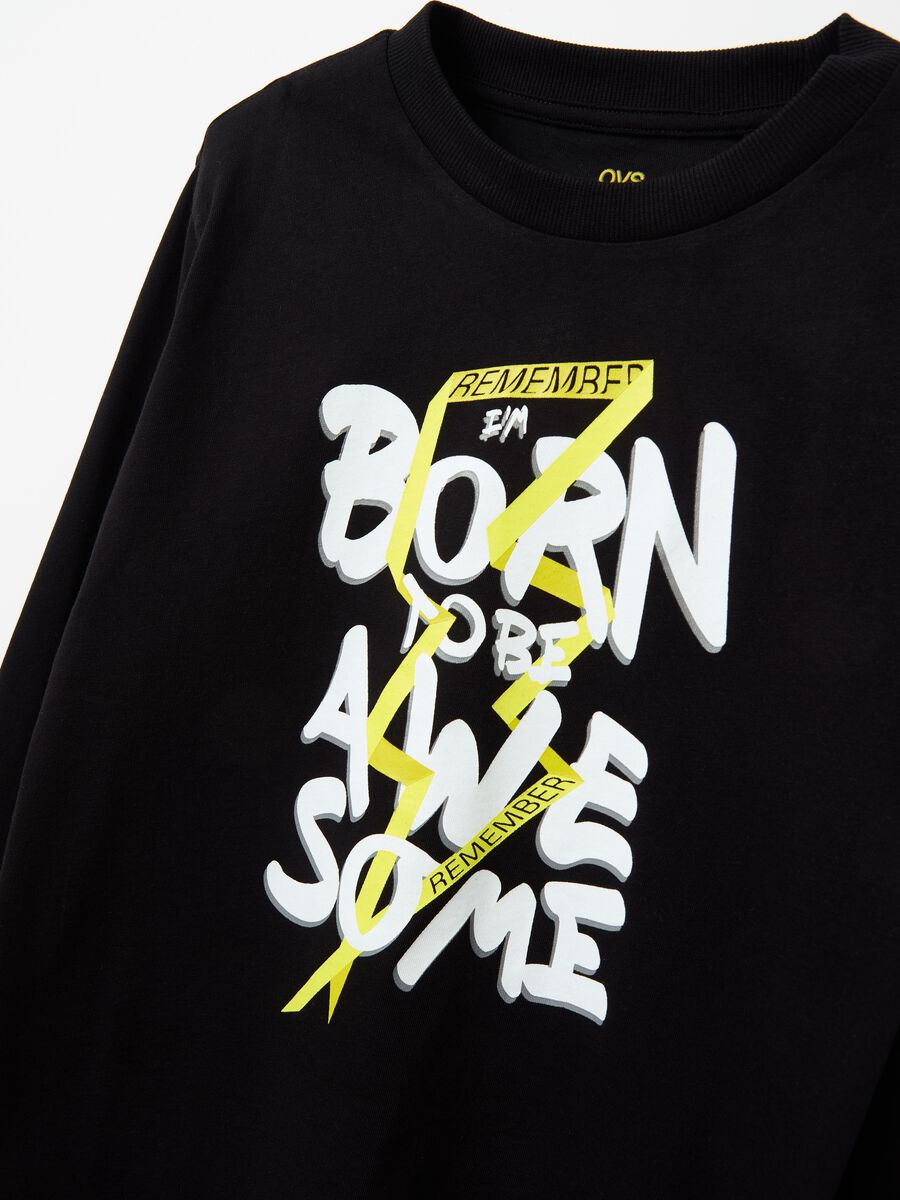 T-shirt con stampa a maniche lunghe_5