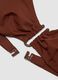 Brown triangle bikini top in stretch fabric_5