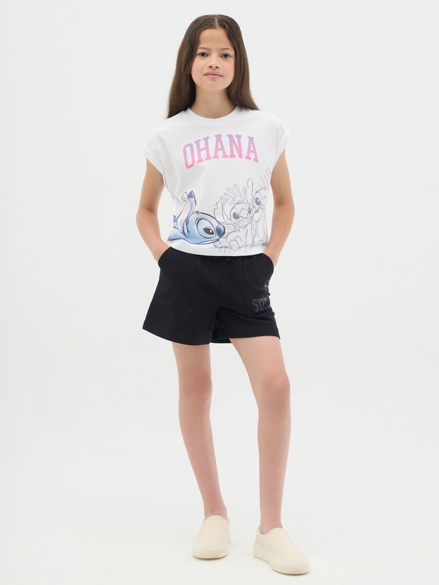 Ohana and Stitch Black and White Jogging Set_1