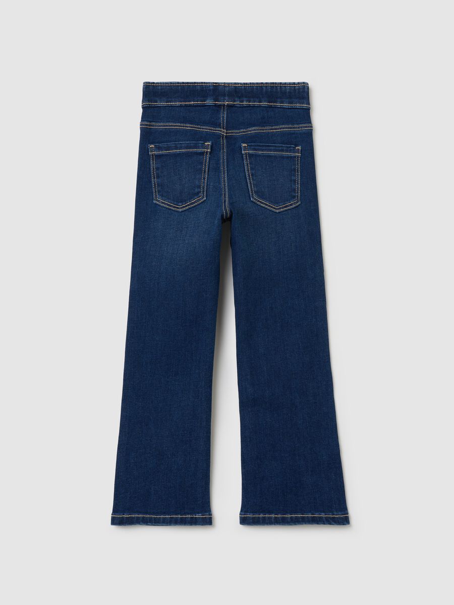 Flare-fit jeggings with pockets_1