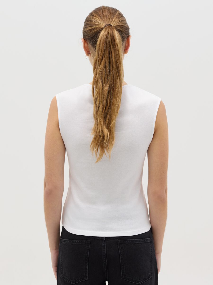 White tank top with square neck_3