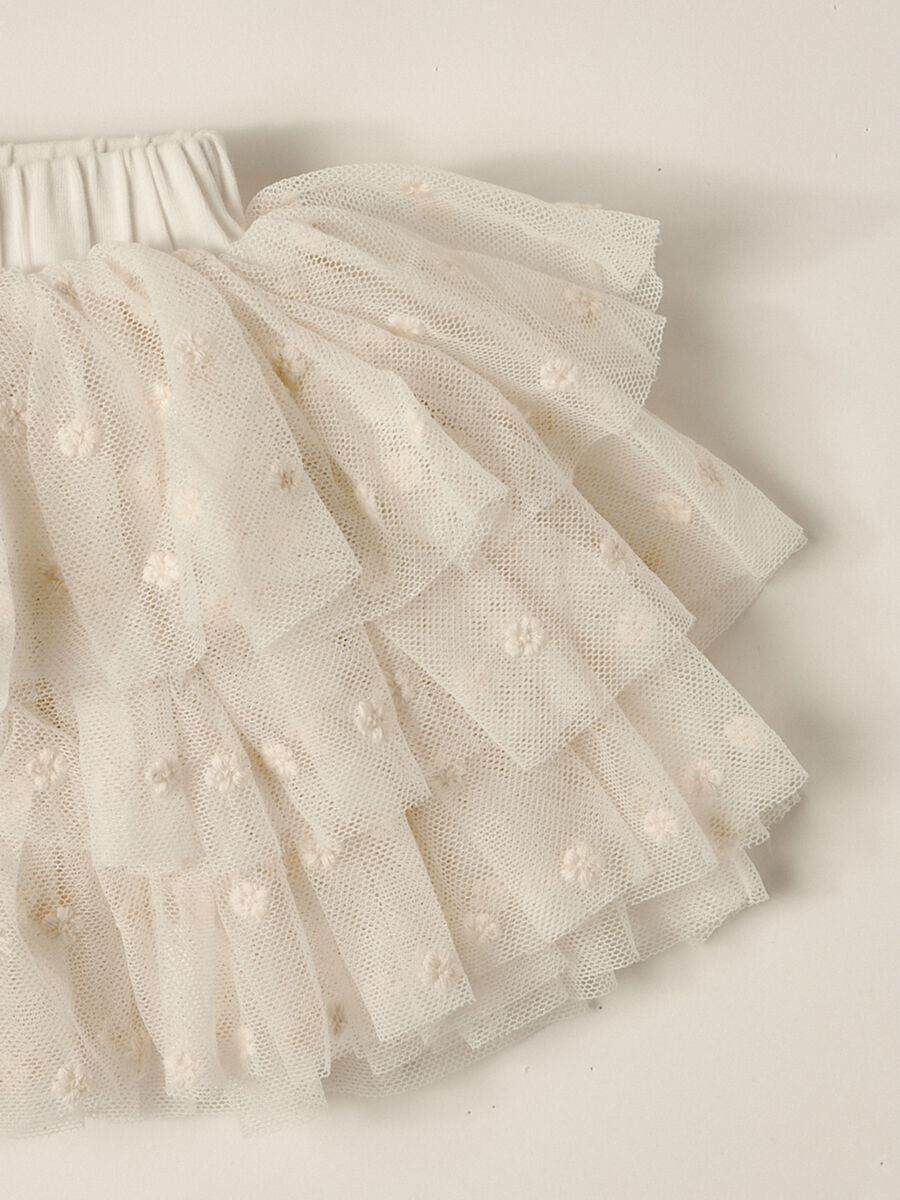 Set t-shirt + gonna in tulle IANA neonata_2