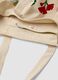 Beige pure cotton shopper bag with embroidery_2