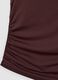 Red stretch tank top with side ruching_2