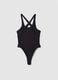 Cross Back Cut Out Swimsuit Black_8