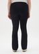 Women's Black Stretch Cotton Trousers_3