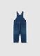 Baby dungarees in pure cotton denim regular fit_1