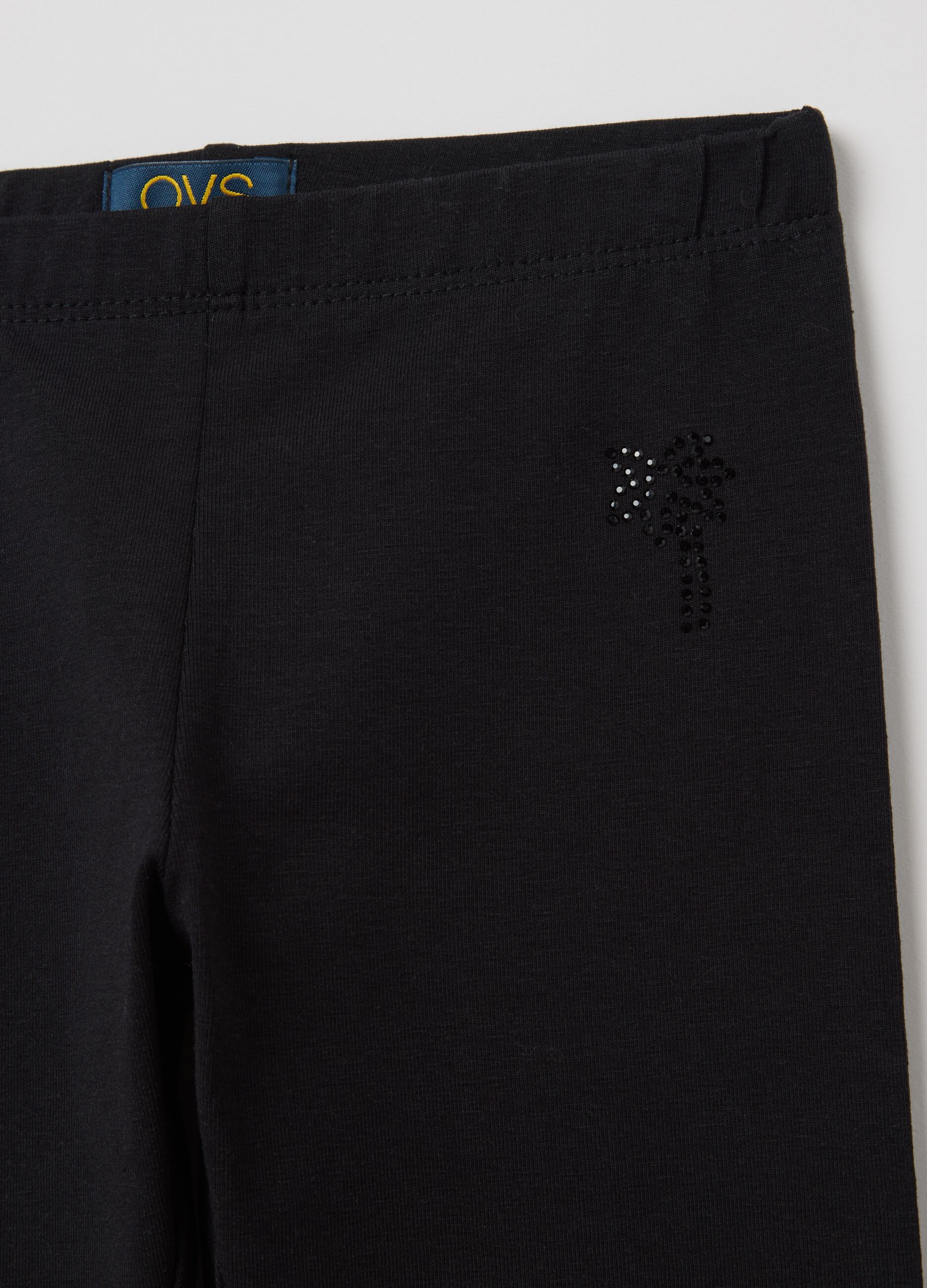 Bipack leggings in cotone elasticizzato