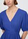 Blue Midi Dress with Short Sleeves_2