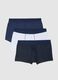 Pack of three multicoloured stretch cotton boxers regular fit_0