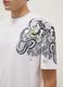White pure cotton regular fit T-shirt with graphics_3