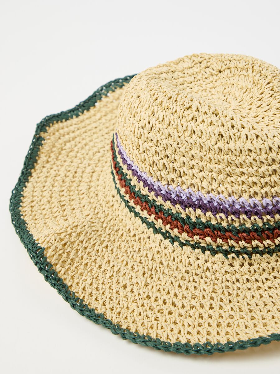 Hat with striped detail_2