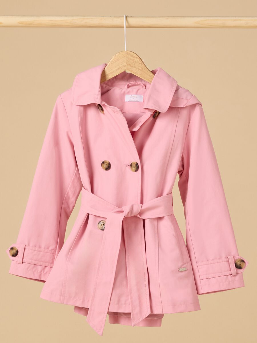 Cotton blend trench_0