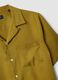 Yellow pure lyocell regular-fit shirt with bowling collar_5