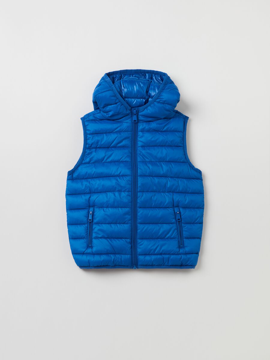 Gilet ultralight con cappuccio_0