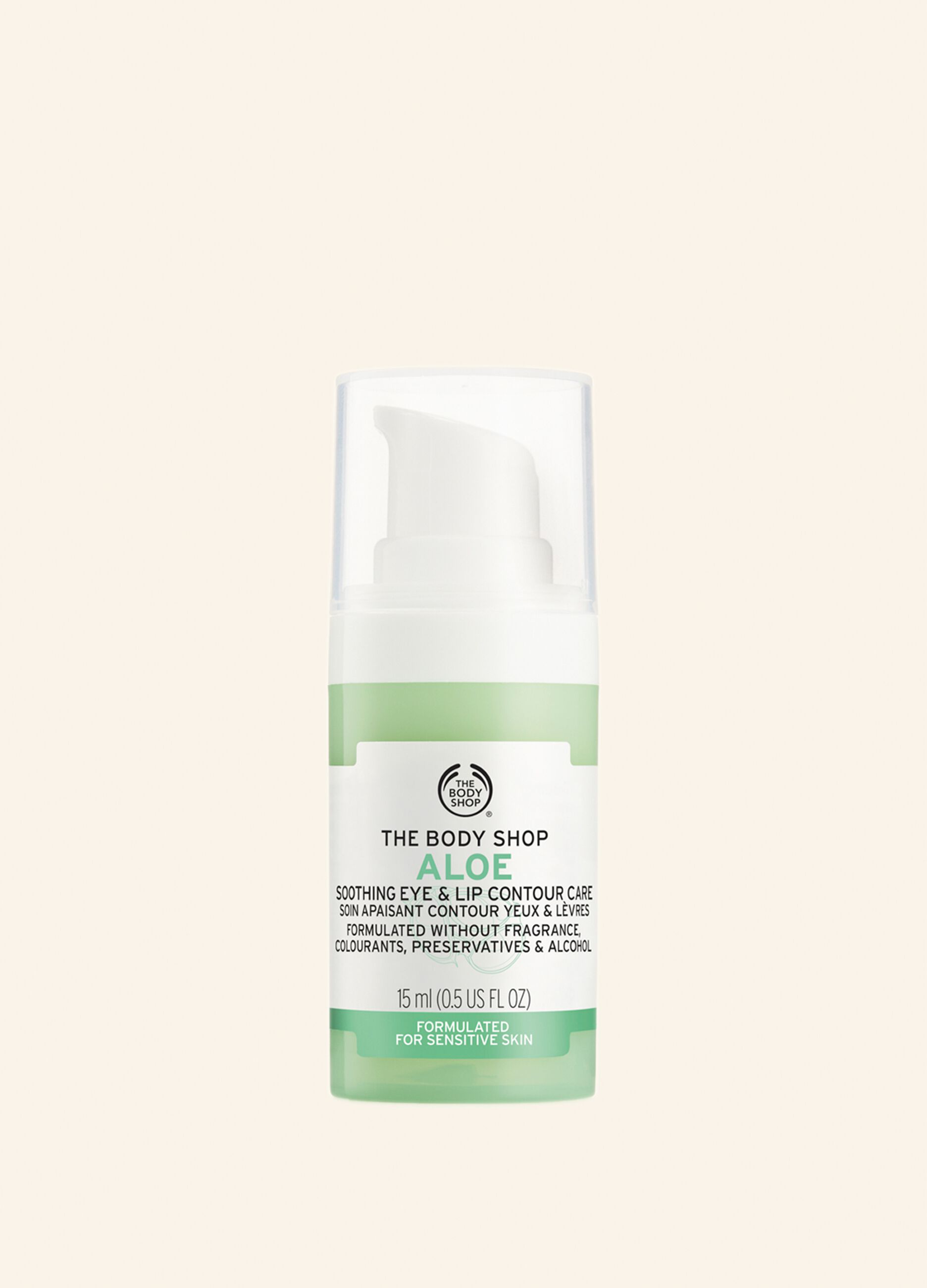 The Body Shop aloe gel cream for eyes and lips 15ml