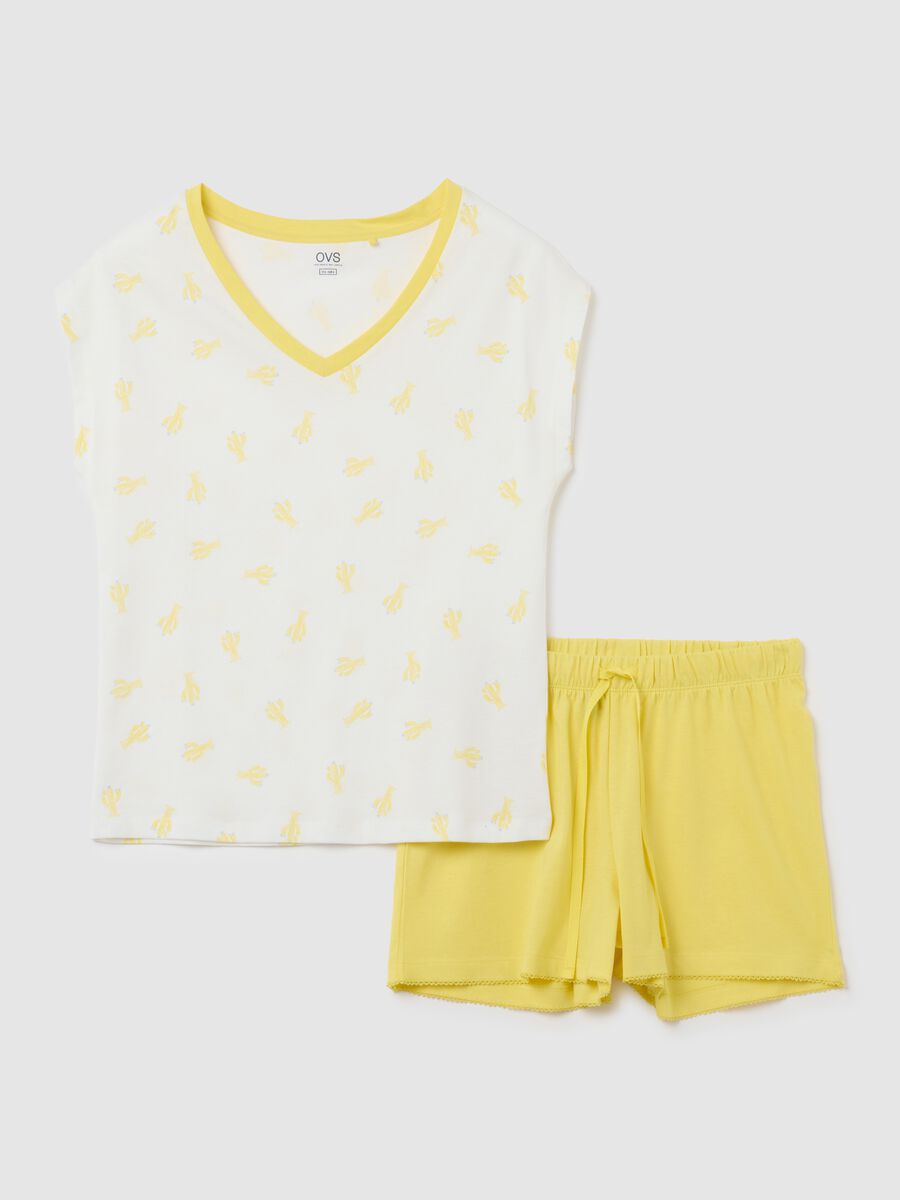 Women's pure cotton multicolor regular fit pyjama set_4