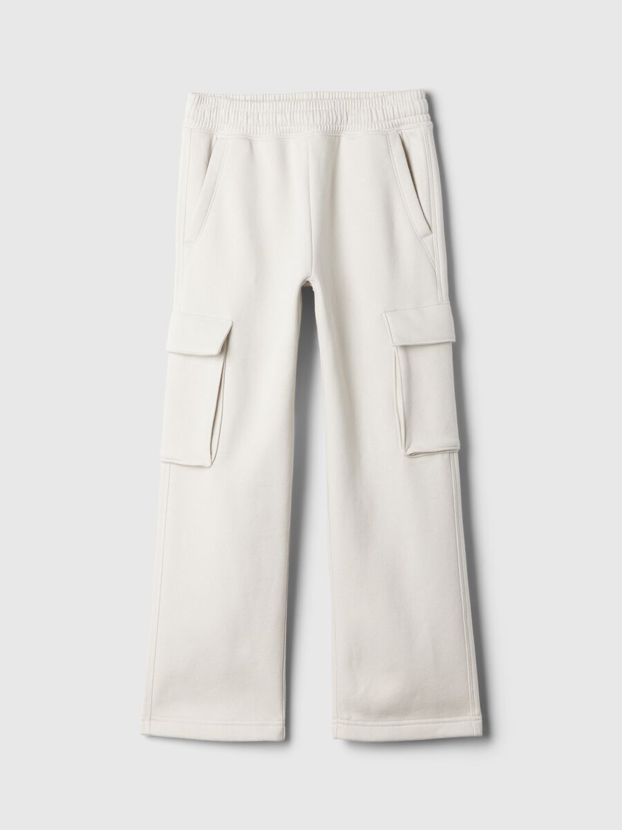 Joggers cargo in felpa_4