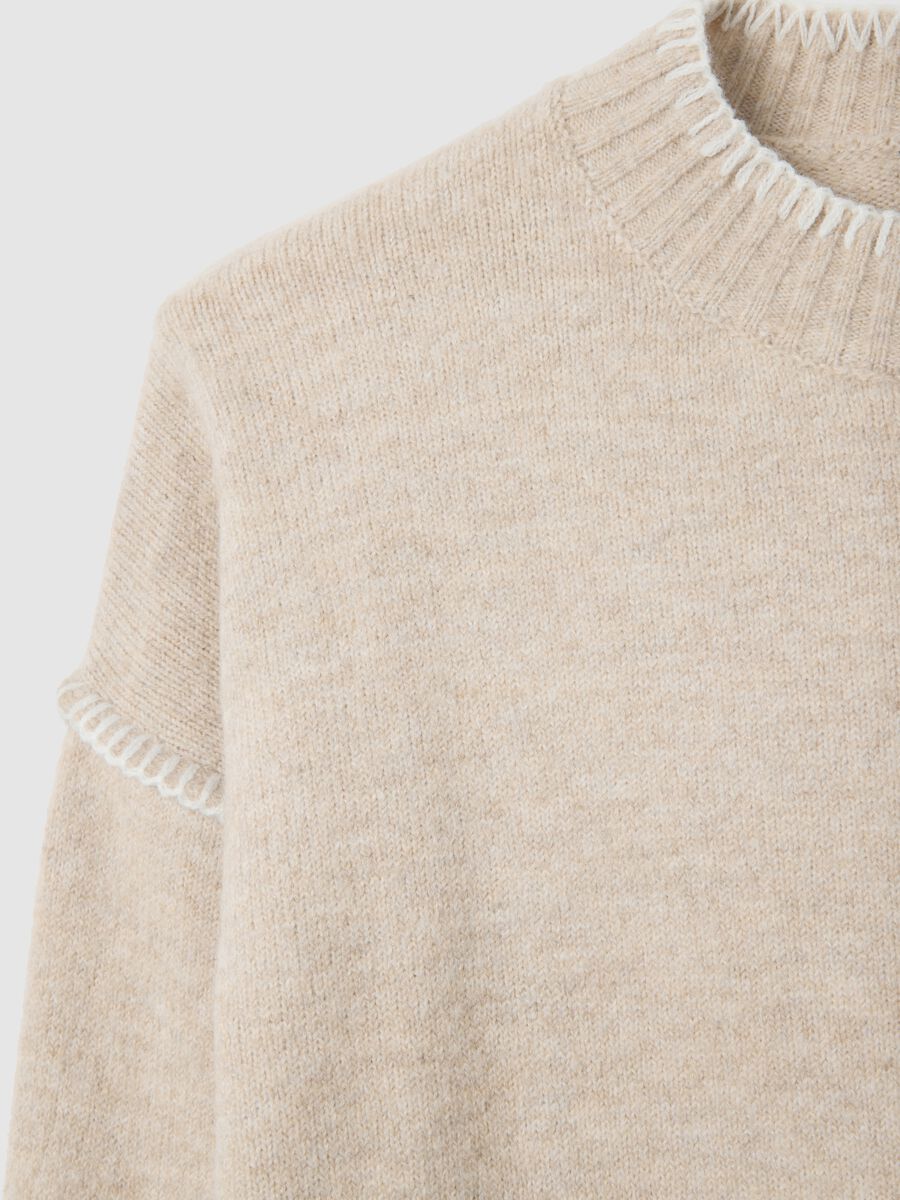 Maglione beige regular fit_5