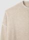 Beige regular fit sweater_5