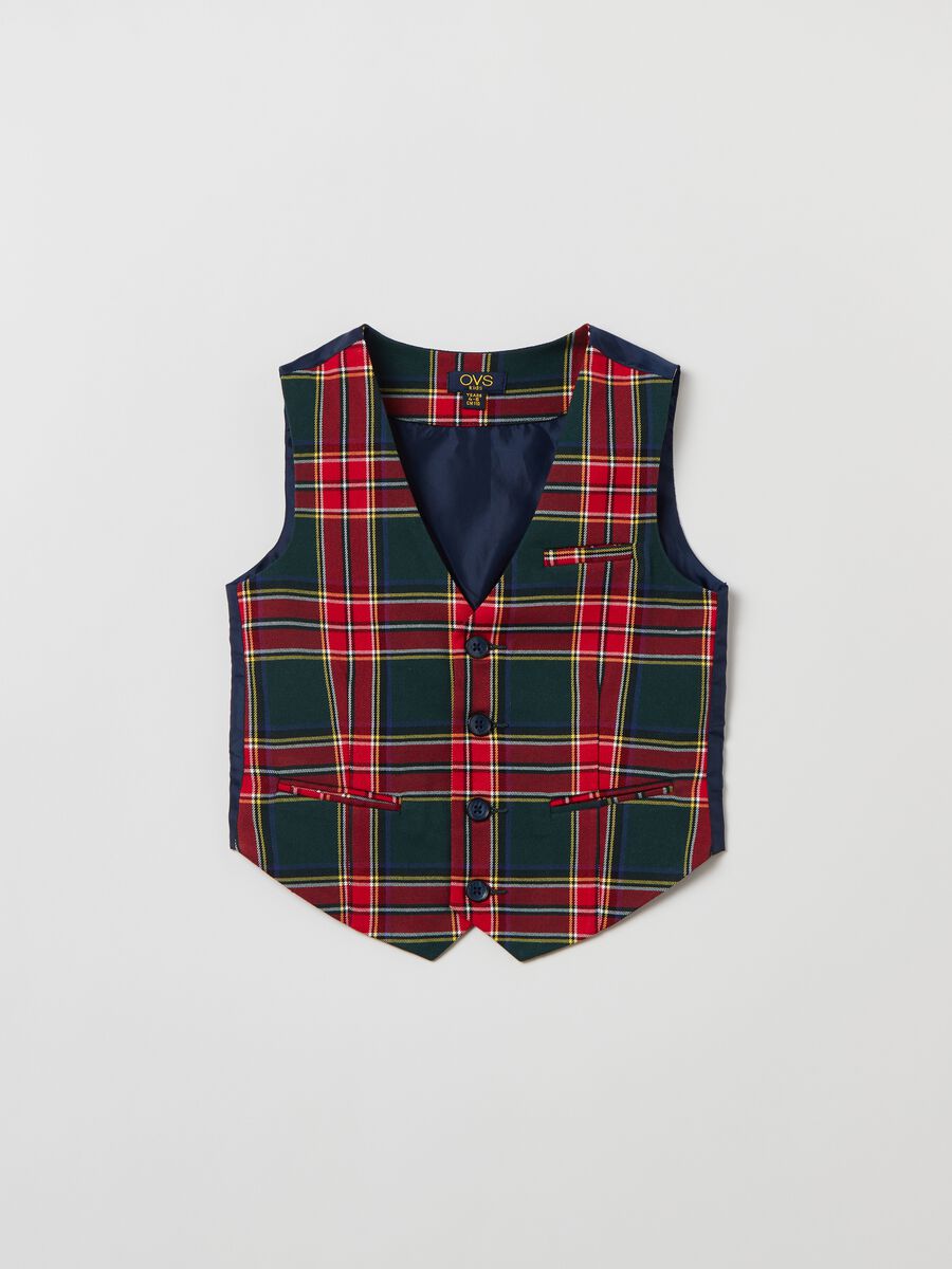 Gilet in fantasia tartan_0
