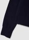 Blue Pure Wool Cardigan Regular Fit_5
