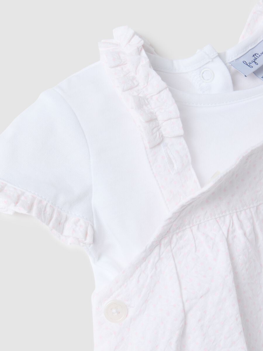 White pure cotton baby girl set with ruffles_2