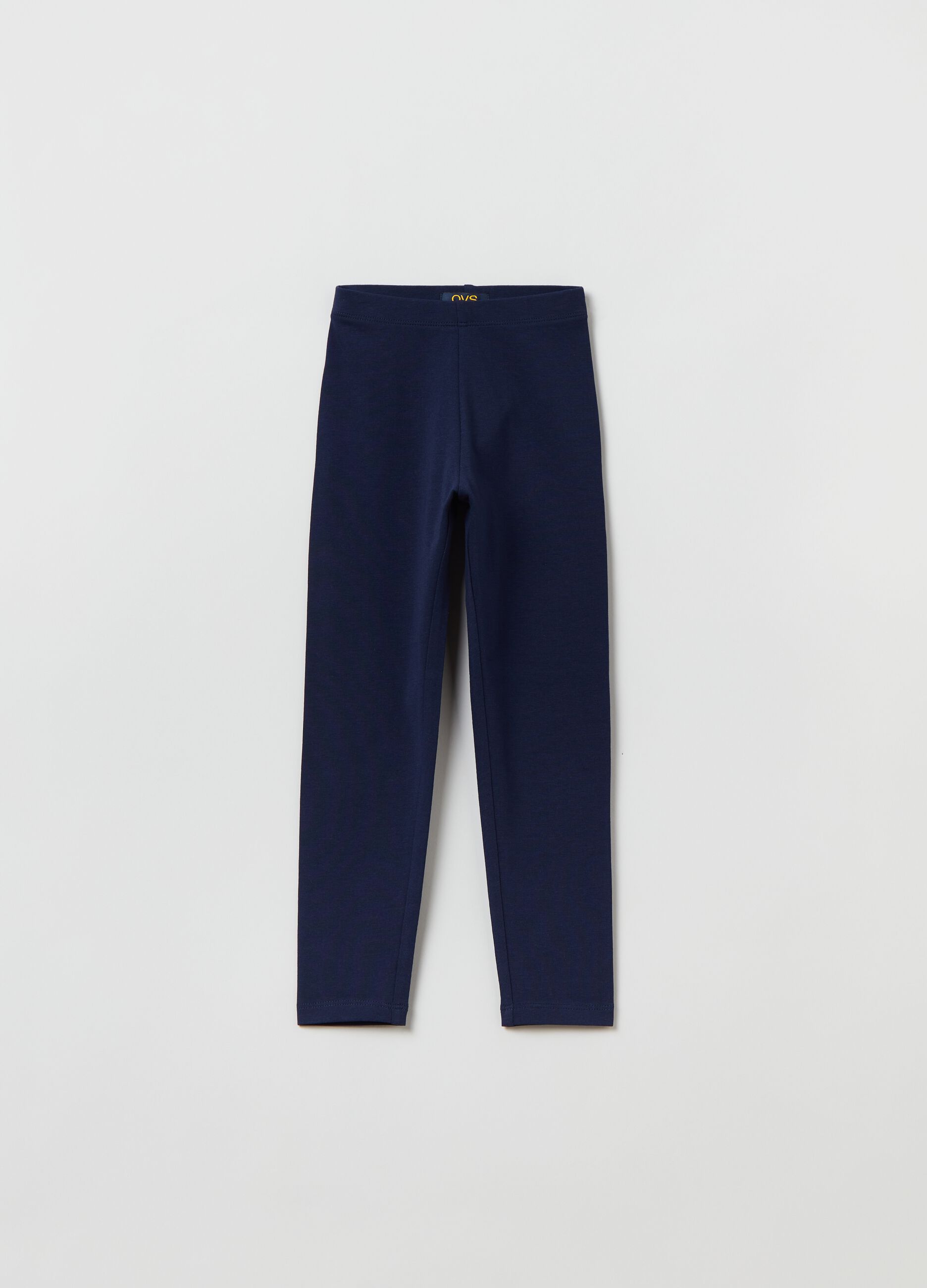 Leggings in cotone stretch _0