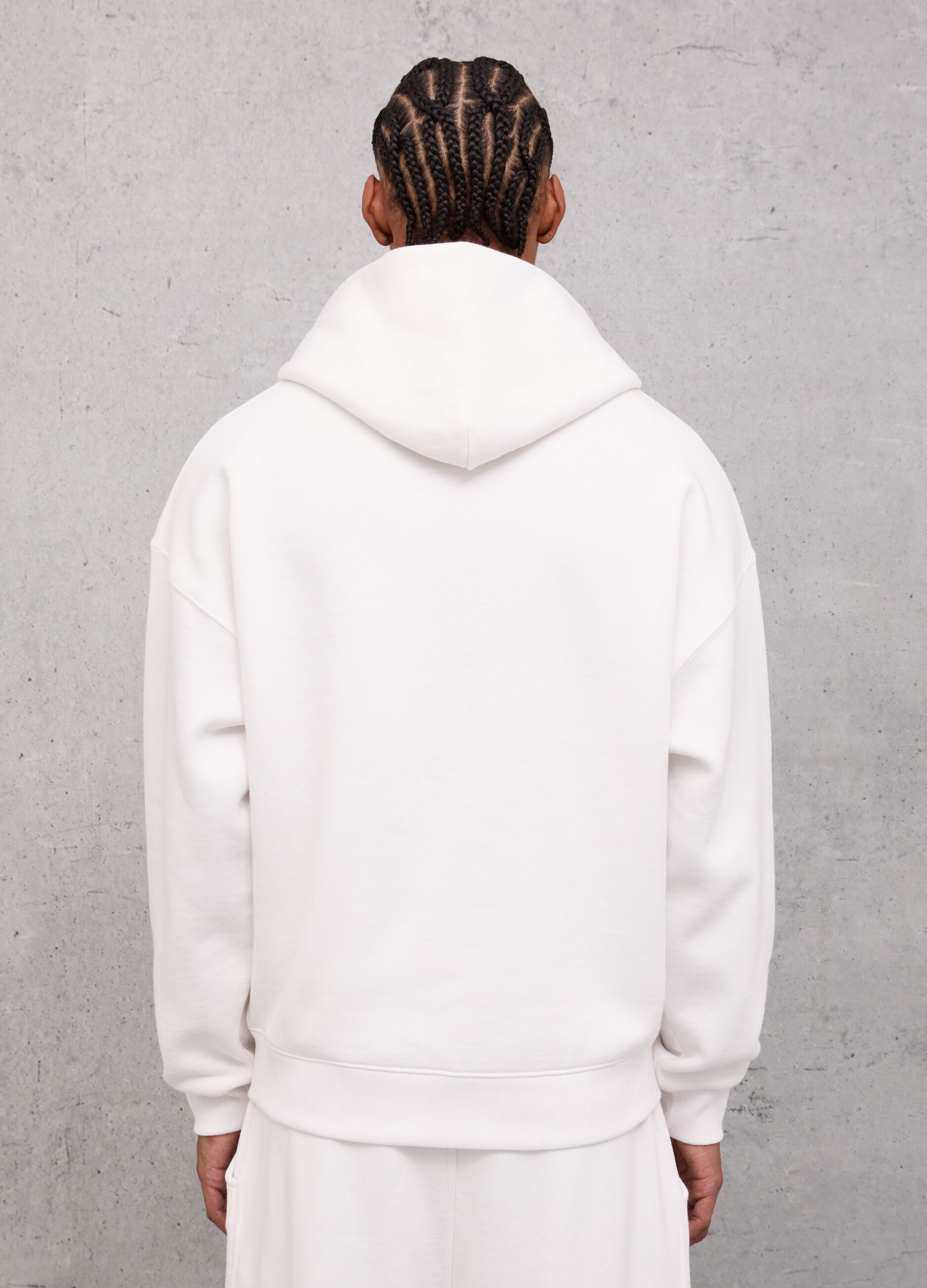 Zip Hoodie White