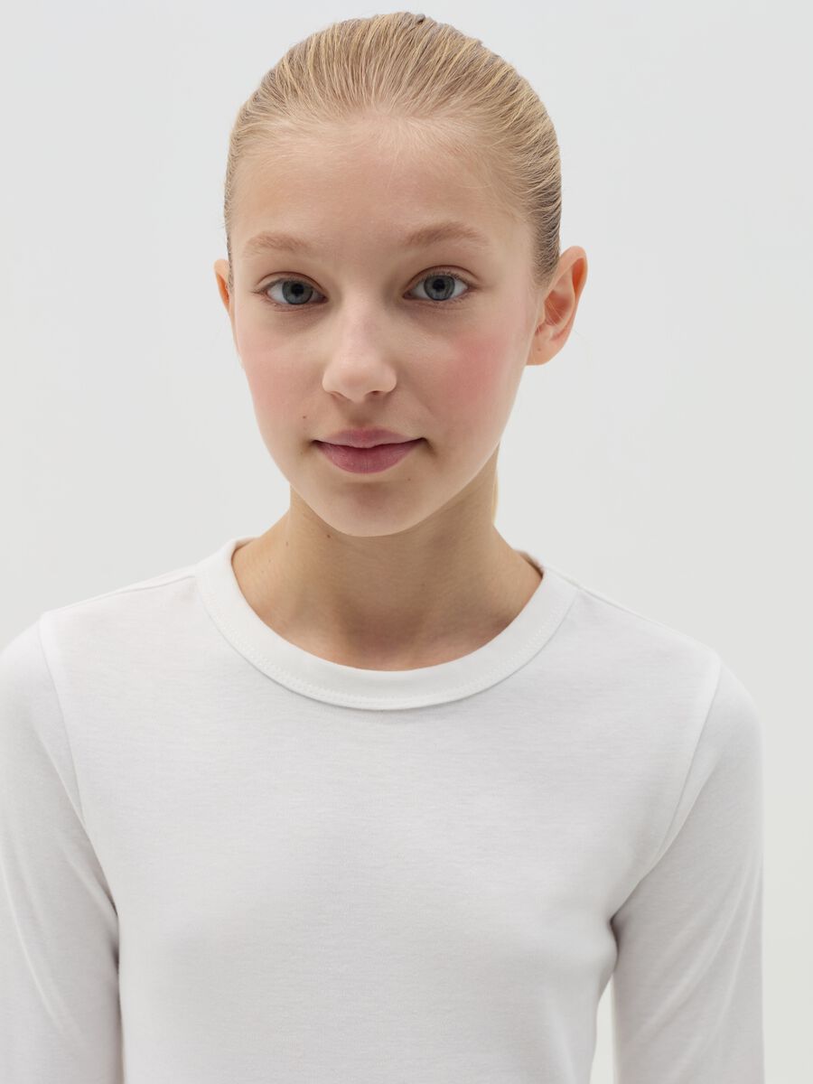 Essential long-sleeved T-shirt in organic cotton_1
