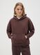 Brown cotton blend sweatshirt regular fit_0