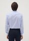 Light blue striped pure cotton shirt with classic collar, regular fit_3