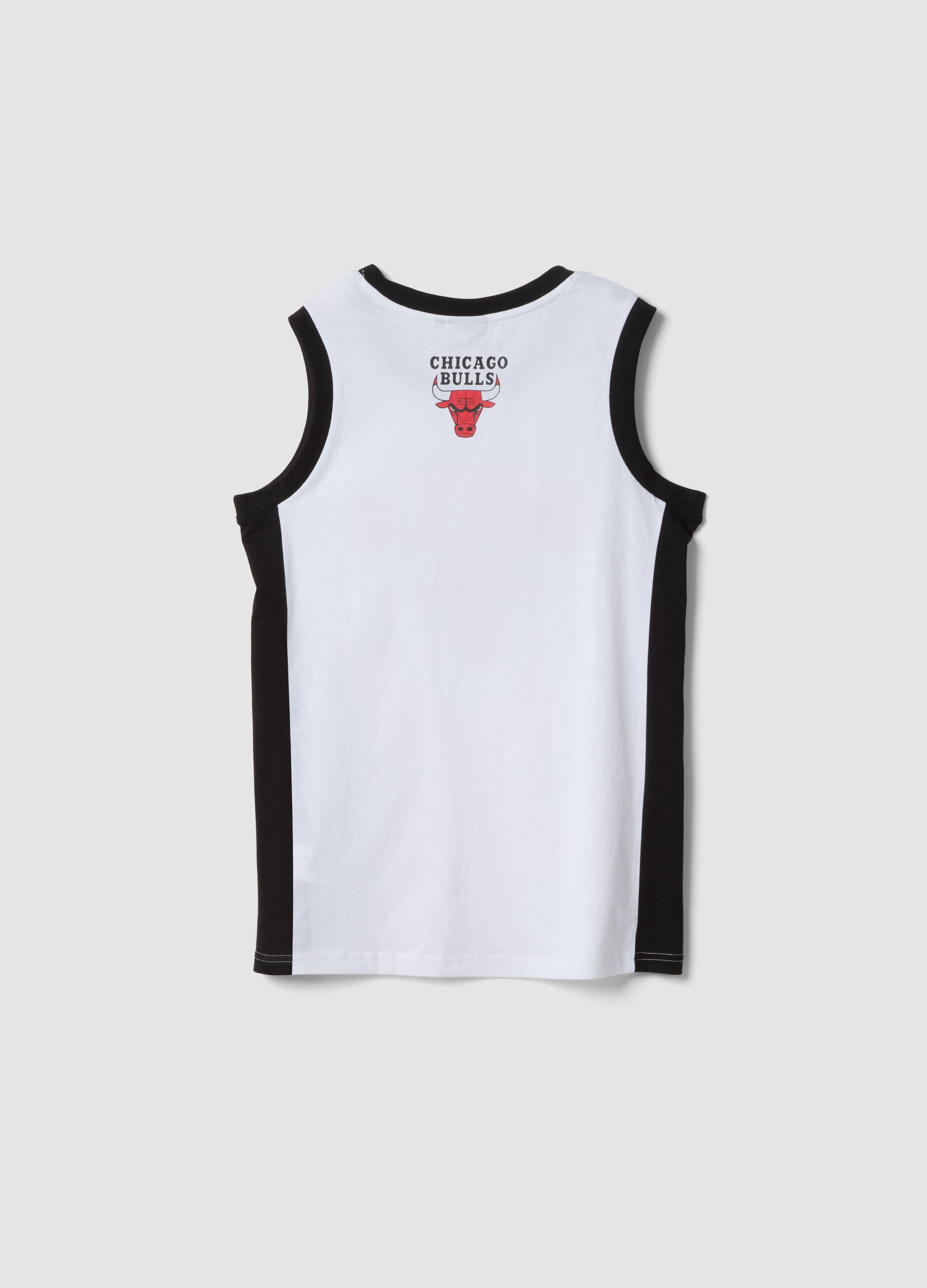 White pure cotton vest top