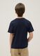 Boys&rsquo; blue pure cotton regular-fit T-shirt with print_1
