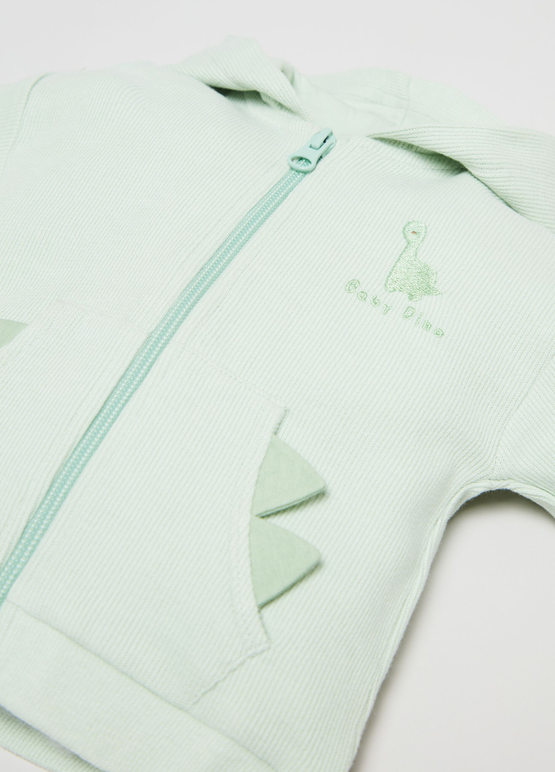 Full-zip con cappuccio e applicazione cresta_2