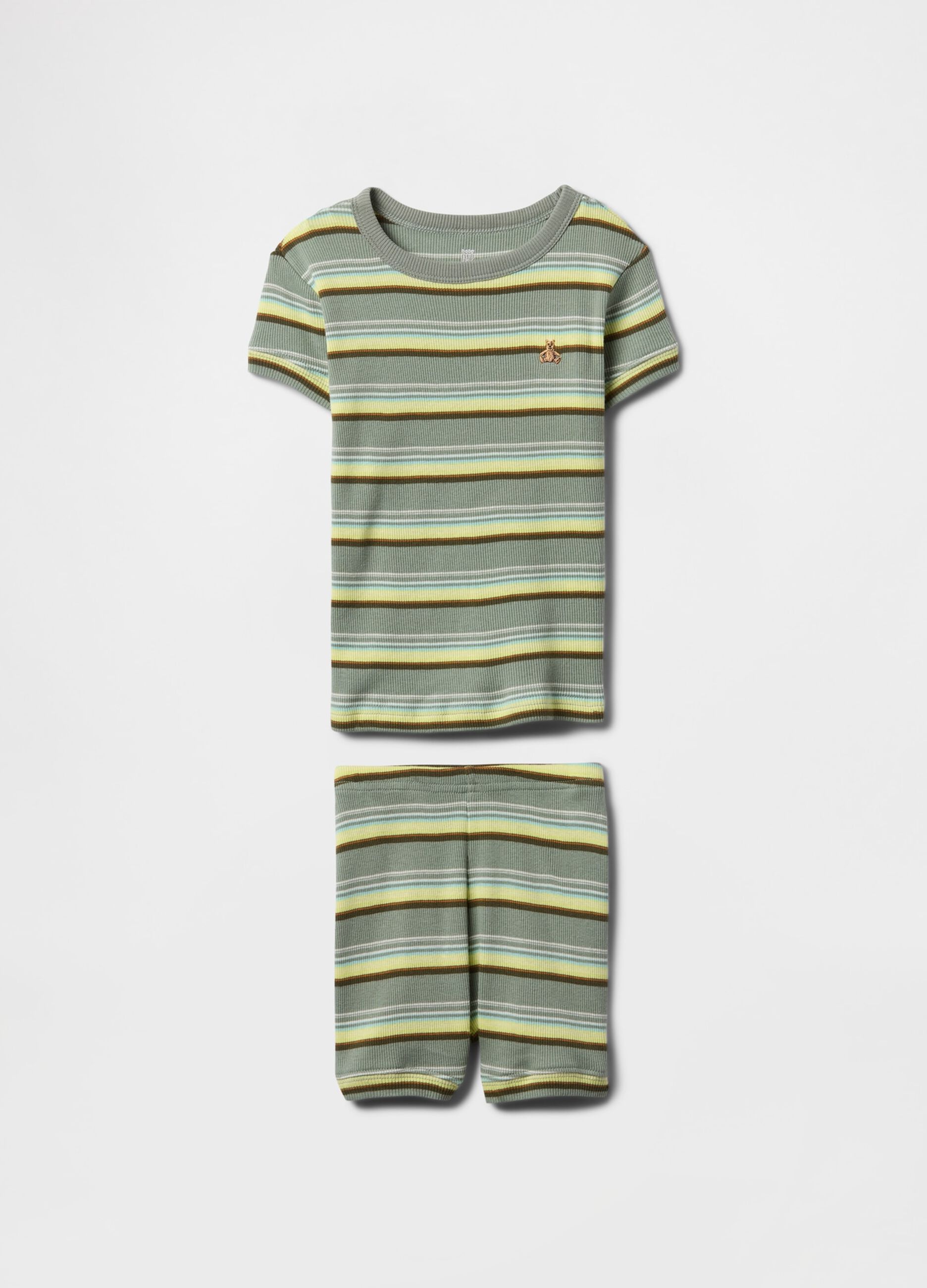 Multicoloured striped pyjamas for children