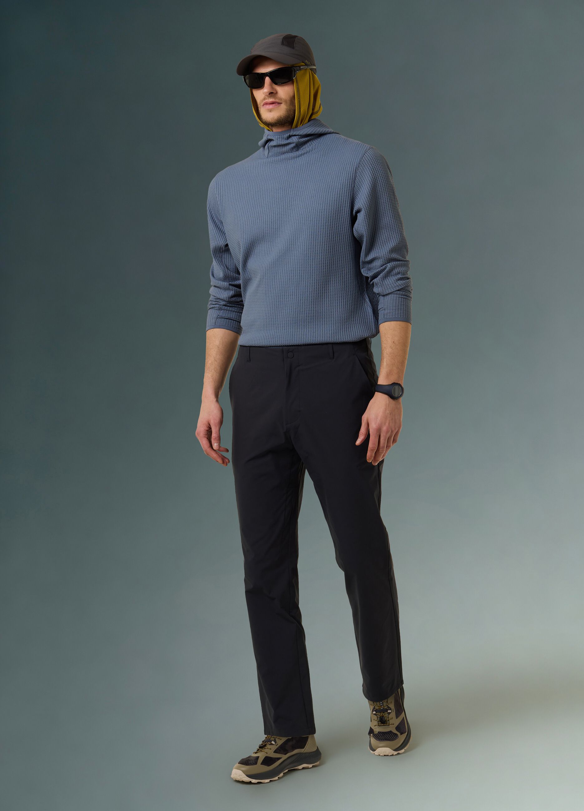 Long Sleeve Hooded T-shirt ALTAVIA WITH DEBORAH COMPAGNONI